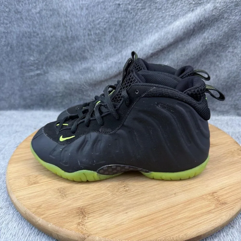 Nike Little Posite One Shoes Boys Size 2Y Black Green Basketball HF0978-001